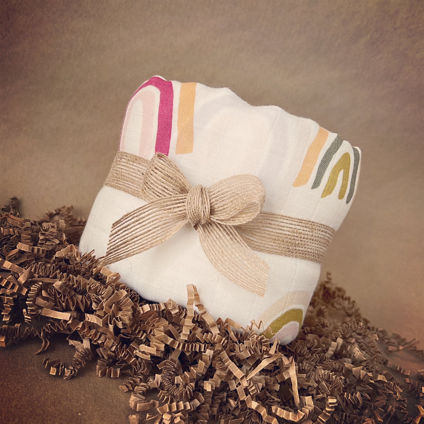 Rainbow Muslin Baby Blanket