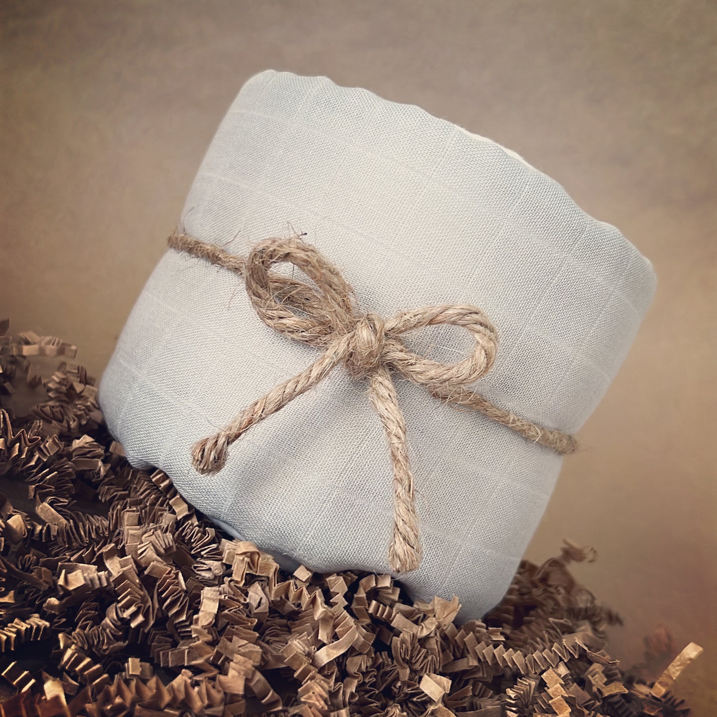 Neutral Grey Baby Shower Diaper Cake Gift