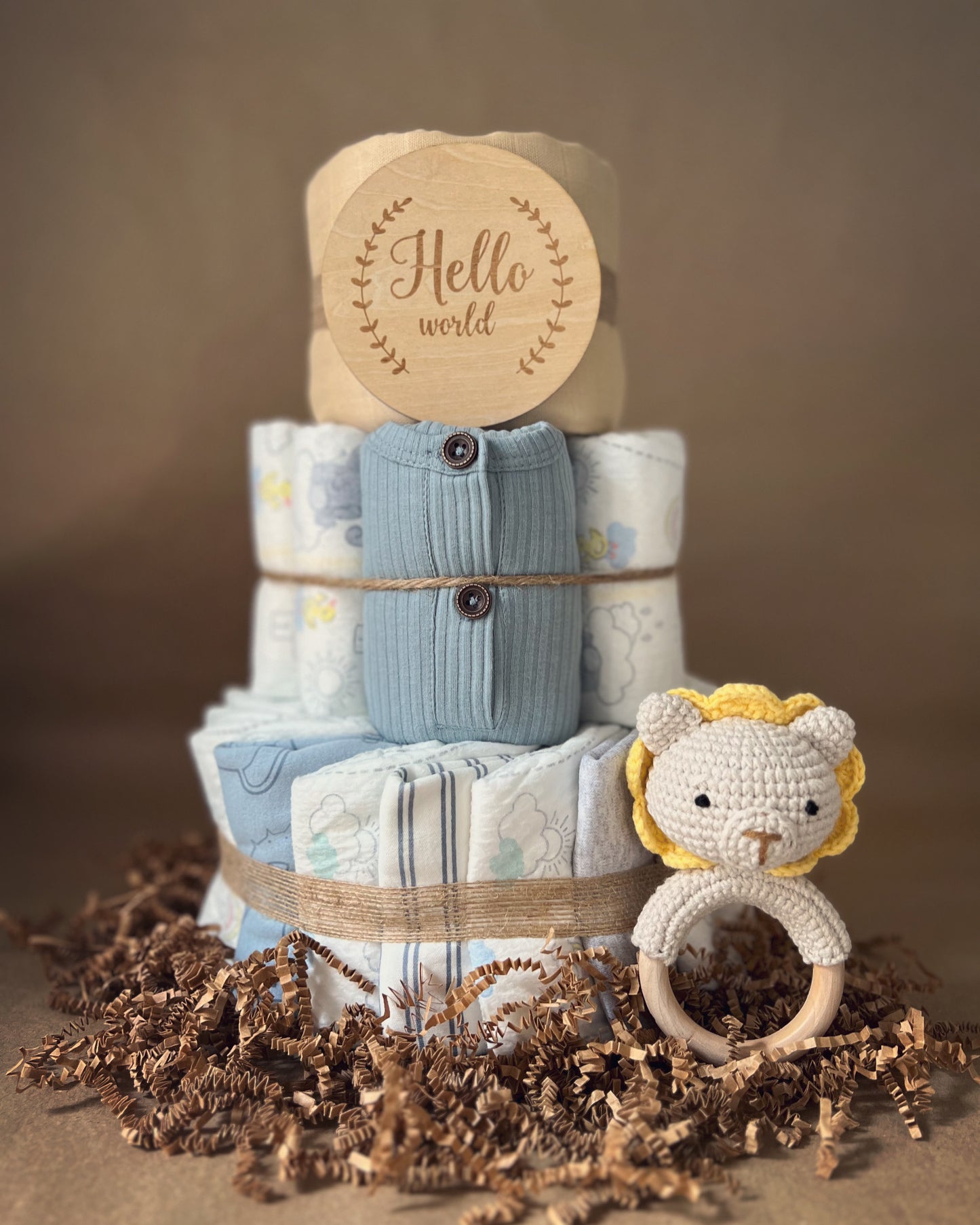 The Lion King Baby Shower Diaper Cake