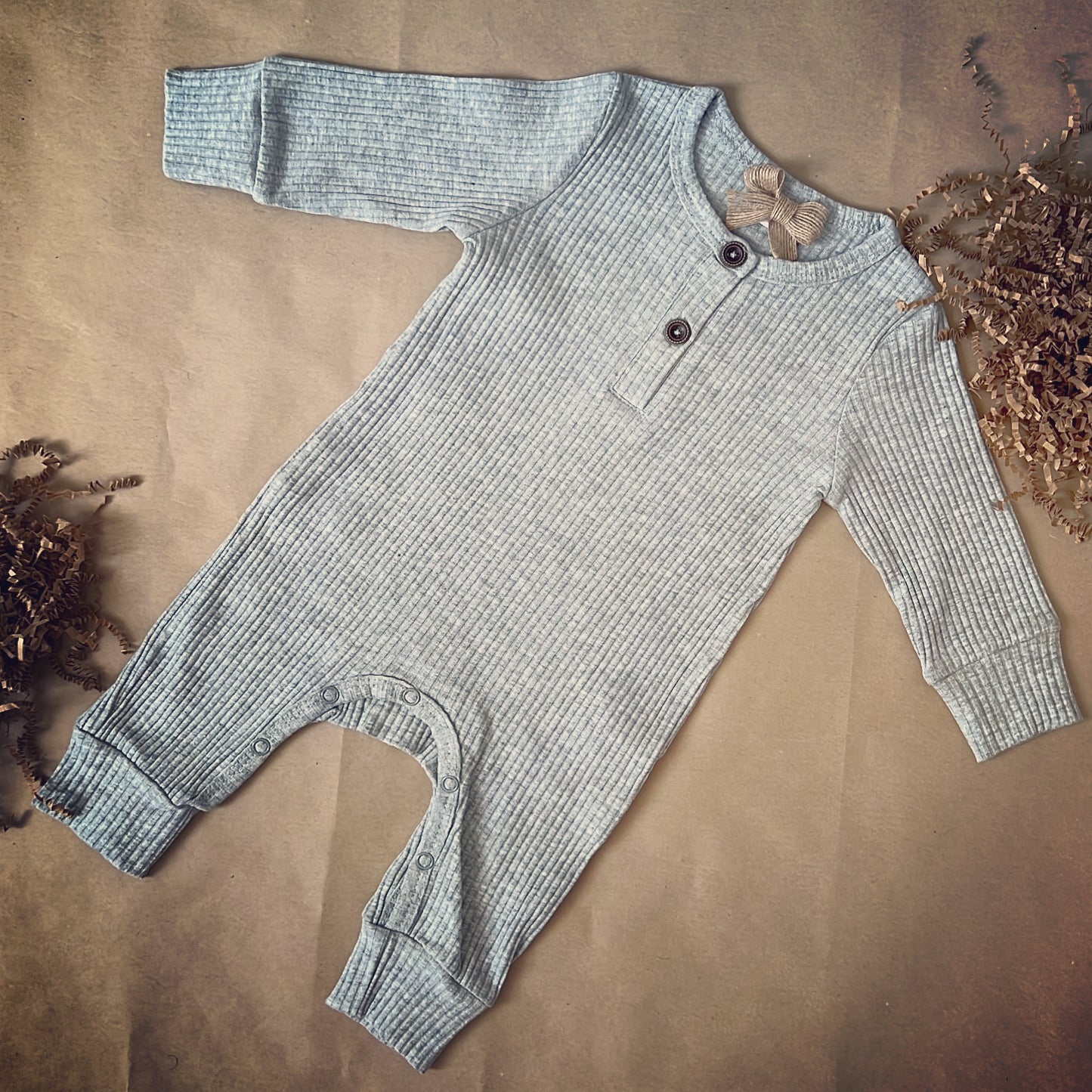 Long Sleeve Organic Cotton Baby Romper