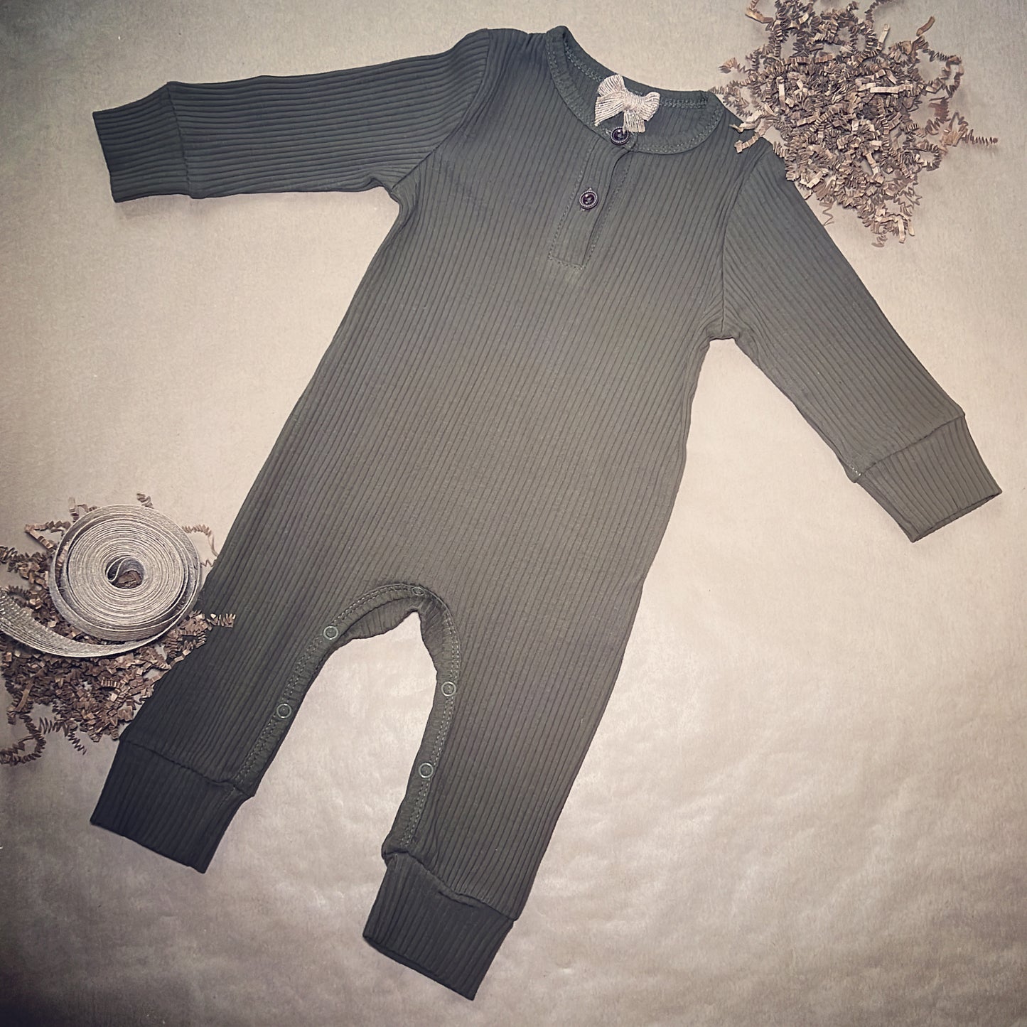 Long Sleeve Organic Cotton Baby Romper