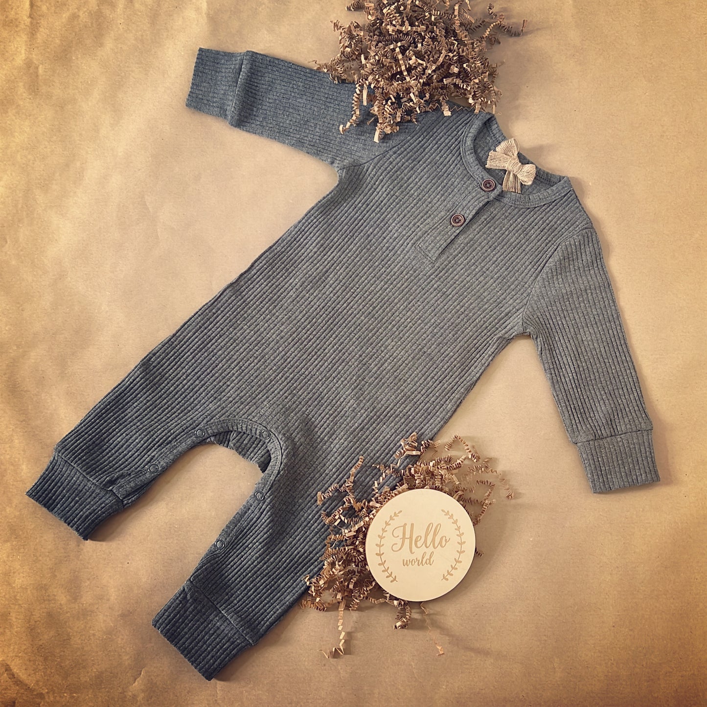 Long Sleeve Organic Cotton Baby Romper