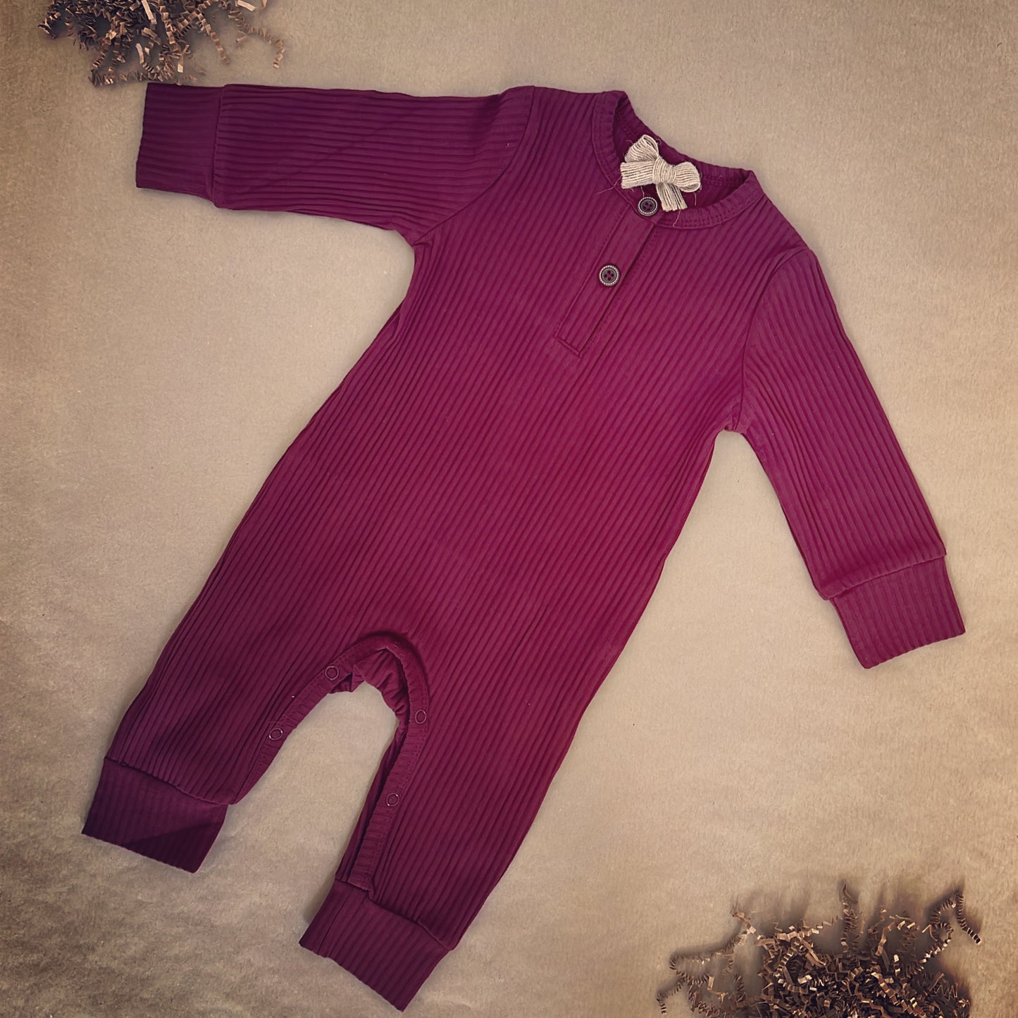 Long Sleeve Organic Cotton Baby Romper