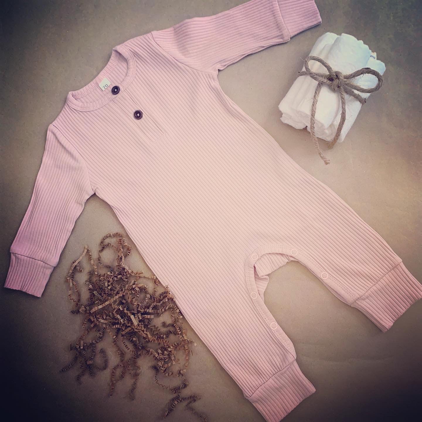 Long Sleeve Organic Cotton Baby Romper