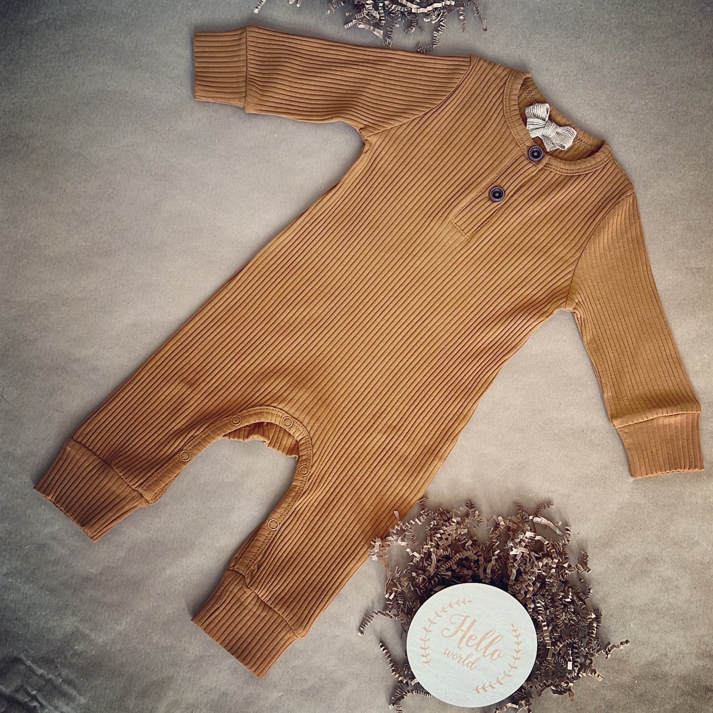 Long Sleeve Organic Cotton Baby Romper